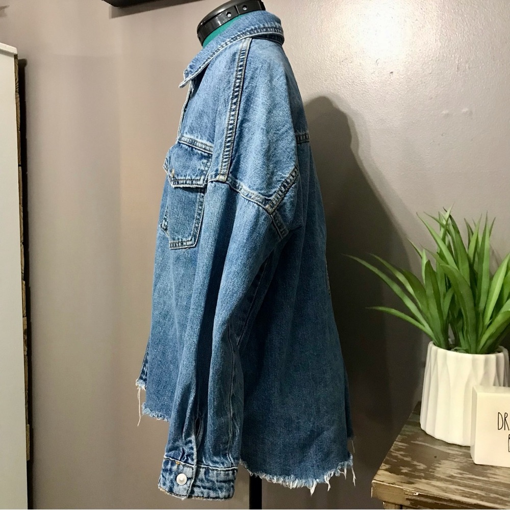 Zara The Denim Overshirt jacket - Picture 7 of 16